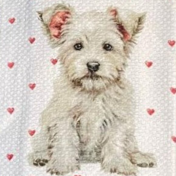 NWT & HTF 3 PACK ADORABLE WESTIE / WEST HIGHLAND TERRIER / CAIRN TERRIER TOWELS - Picture 5 of 15